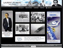 Tablet Screenshot of laurent-jalabert.com
